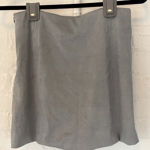 Suede Mini Skirt